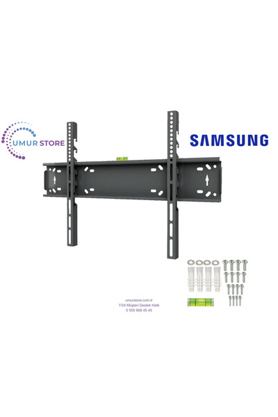 Samsung 65” UE 65U8000 43”- 65” inç Lcd Led Televizyon Sabit Duvar Askı Aparatı