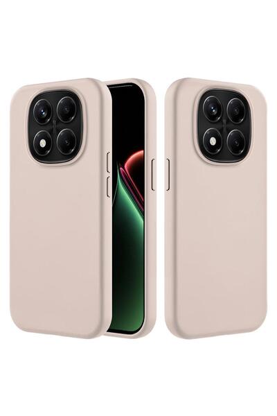 Zebana Redmi Note 14 Pro Compatible Case K Velvet Erasable Launch Case Beige