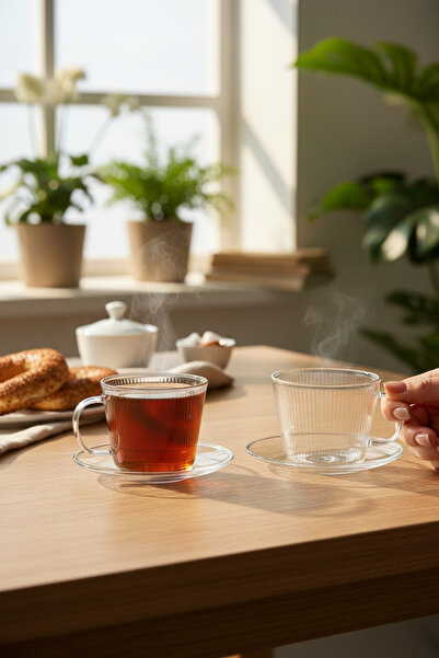 Paşabahçe Arin 2'li Cam Fincan Seti