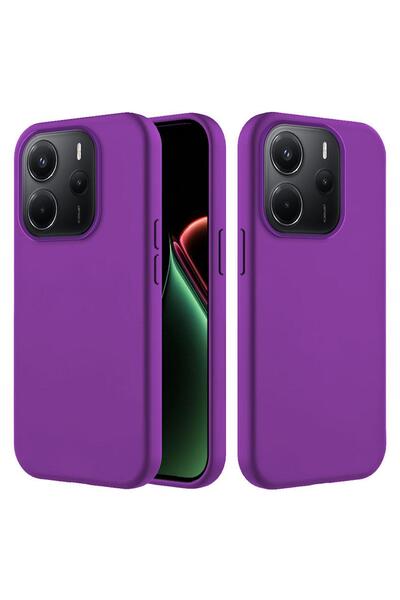 Pro Aksesuar حافظة سيليكون متوافقة مع هاتف Redmi Note 14 5G، قابلة للمسح، طرا...