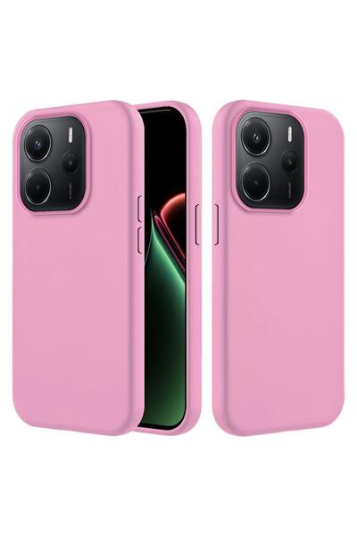 Zebana Xiaomi Redmi Note 14 5G Uyumlu Kılıf İçi Kadife Silinebilir Lansman Kı...