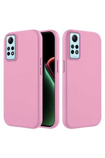 Zebana Xiaomi Redmi Note 12 Pro 4g Compatible Velvet Erasable Launch Case Pink