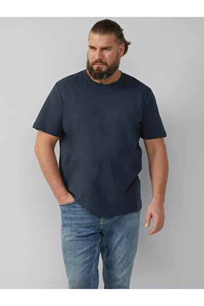 s.Oliver Tricou cu mânecă scurtă și guler rotund, mărimi mari pentru bărbați,