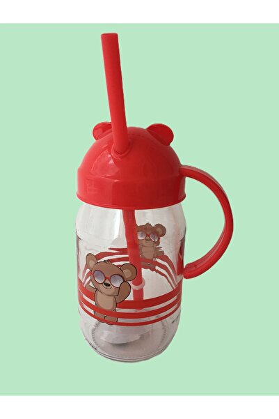 Genel Markalar Pipetli Bard Bayb Bardak Alıştırma Bardağı Ayıcık Desenli Cam ...