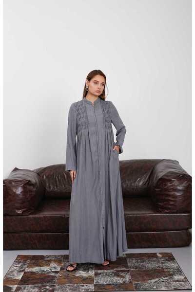 Neways 6627- كروشيه بسحاب فيريس رمادي