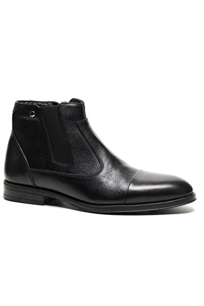 Pierre Cardin 11925251 Μαύρες χειμερινές ανδρικές μπότες με φερμουάρ