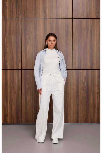 Neways 1105-Lastikli Denim Trousers White