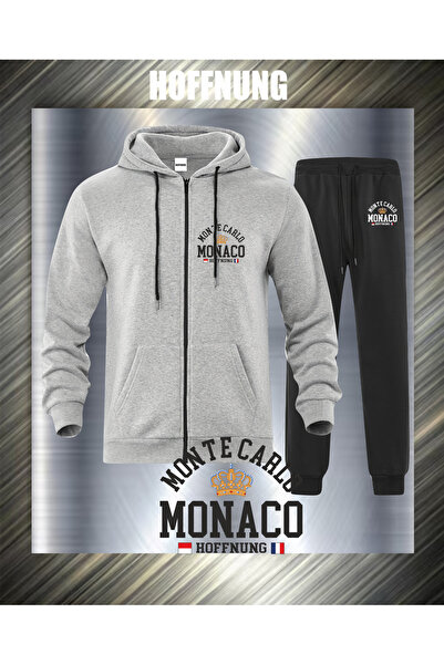 HOFFNUNG Σετ αθλητικής φόρμας με κουκούλα MONTE CARLO MONACO Unisex με φερμου...