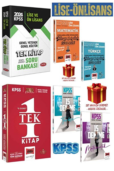 Pegem Akademi Yayıncılık 2024 Pegem KPSS Lise Önlisans Soru Bankası + Yediikl...