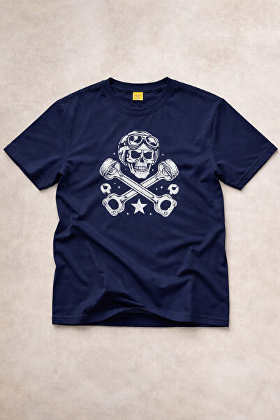 Overdrive Μπλουζάκι Johnson Motors με κανονική εφαρμογή για μοτοσικλέτα