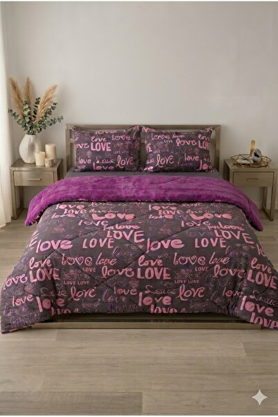 BAMİROSE Diamond Luxury Wellsoft Double-Sided Quilt + Pillowcase, Sleeping, D...