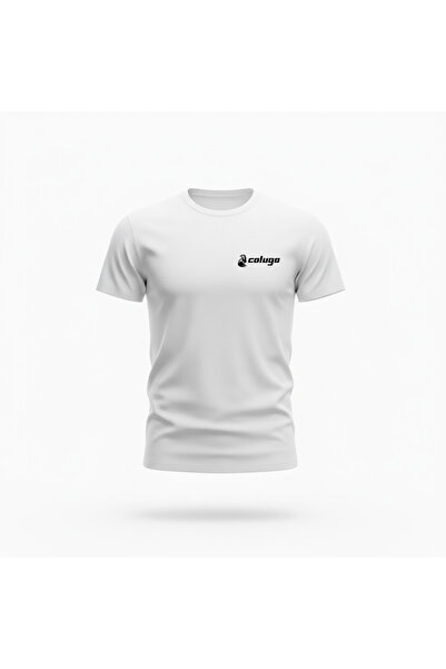 Colugo Beyaz Pamuklu Tişört - Premium Kalite Basic Tişört