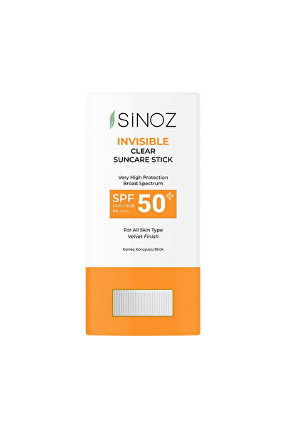 SİNOZ Sinoz Invisible Clear Suncare Stick SPF 50+ - Feuchtigkeitsspendend und...