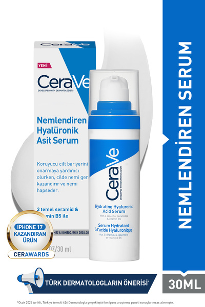 CeraVe Nemlendiren Hyalüronik Asit Serum 30 ml