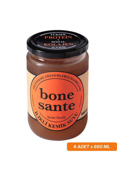 Bone Sante İlikli Kemik Suyu (6 Adet X 660 ml)