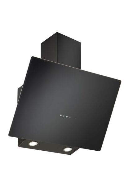 Eminçelik EC-CH 1460 RC B60 Siyah Tek Cam Dokunmatik Kumandalı Davlumbaz SANC...