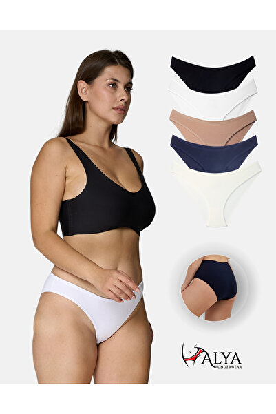 ALYA UNDERWEAR Chiloți pentru femei, slip din bumbac Lenjerie intima colorată...