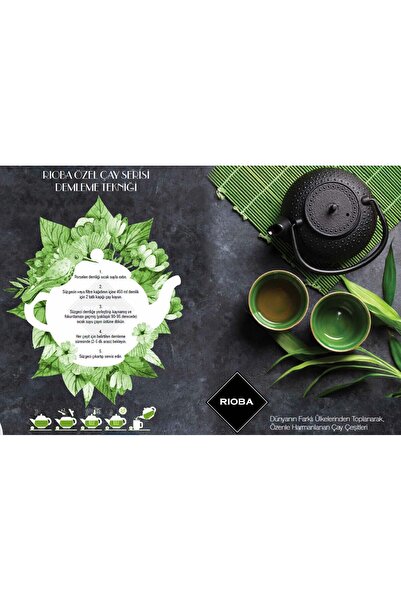 Rioba Matcha Çayı - Toz Yeşil Çay