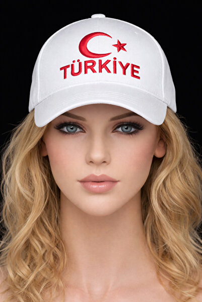moda nokta Ay Star Turkey Patterned Hat Baseball Model Embroidery Processing