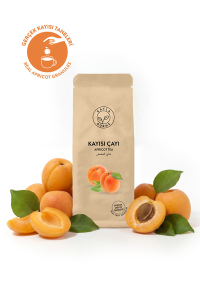 Kayla Gurme Kayısı Çayı - Gerçek Kayısı Meyve Taneli Çay - 1 kg