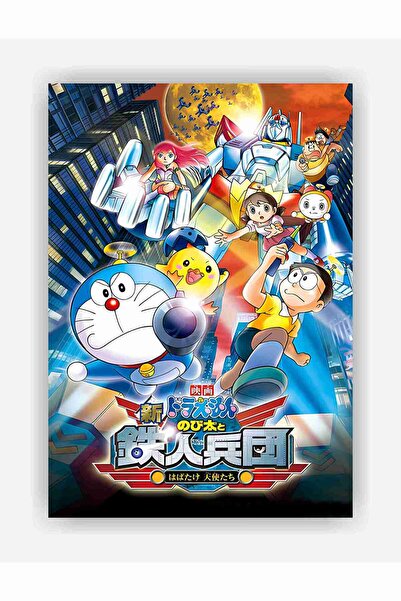 fırsatlar diyarı Doraemon : Nobita Ve Çelik Birlikler Anime Hd Manga Duvar Po...