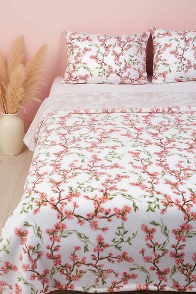 Rivaİstanbul Sakura Double Plush Blanket