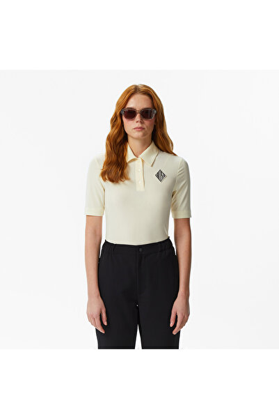 Lacoste Kadın Slim Fit Sarı Polo