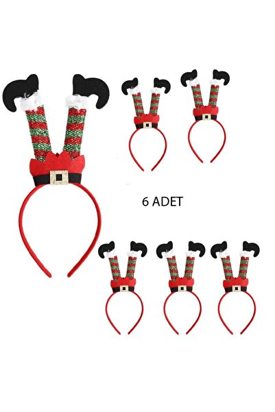 partidolu Плюшеві зворотні ельфийські ніжки у формі новорічної коронки, 6 шту...