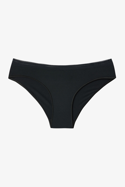 Penti Siyah Easy Trim Normal Bel Slip Külot