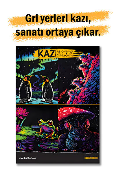 – Kazıma Sanatı Seti Hayvanlar Alemi