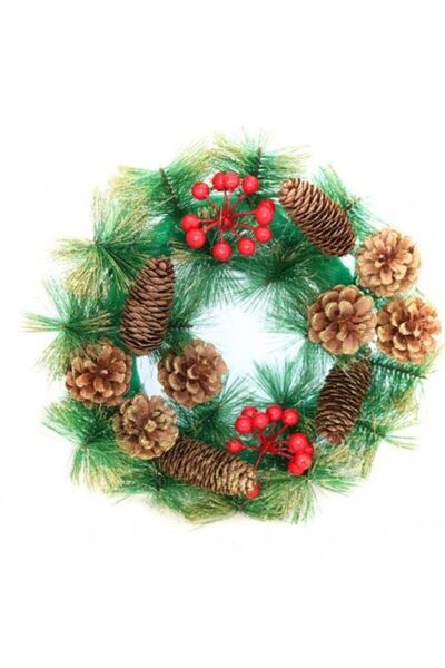 partidolu Ялинка з шишками та ягодами Кокіналі Зелений колір Новорічна прикра...