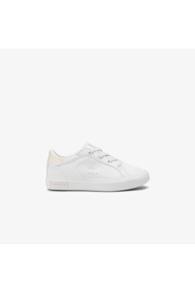 Lacoste Powercourt Çocuk Beyaz Sneaker