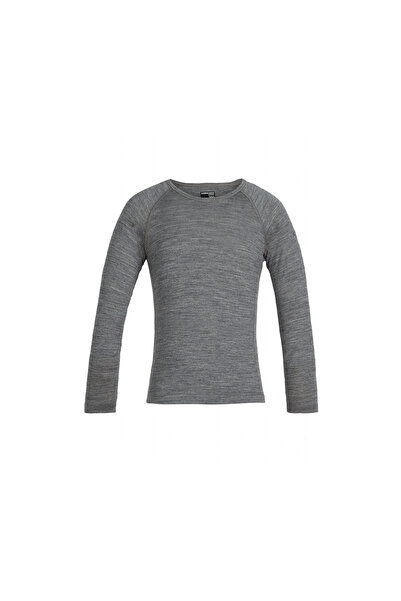 Icebreaker Bluza Copii K 200 Oasis Ls Crewe Gritstone Hthr