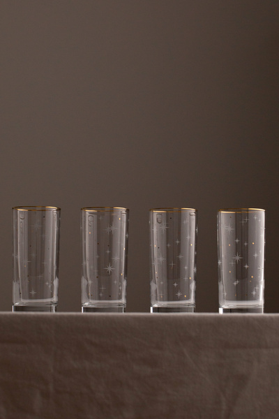 Rakle Star 4-piece beverage glass set 380 cc