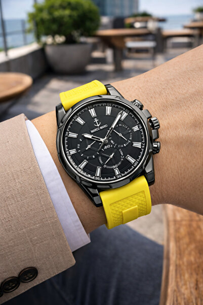 MARCO MARİN Silicone cord men's watch