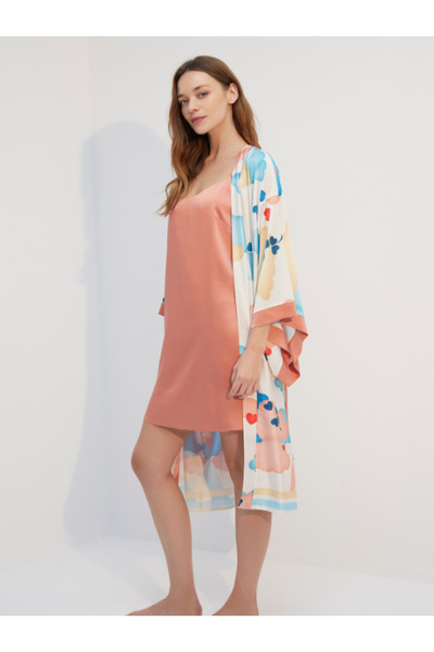 BONJOUR MADAME Saten Gecelik Sabahlık Takım BJM-1707