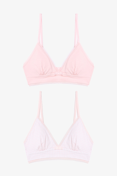Penti My First Bra Gingham Çok Renkli 2li Sütyen