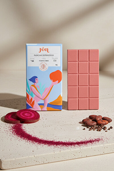 jön Pancarlı Premium Beyaz Çikolata, %38 Kakao, Peru, Orta Kavurma, 56 gr