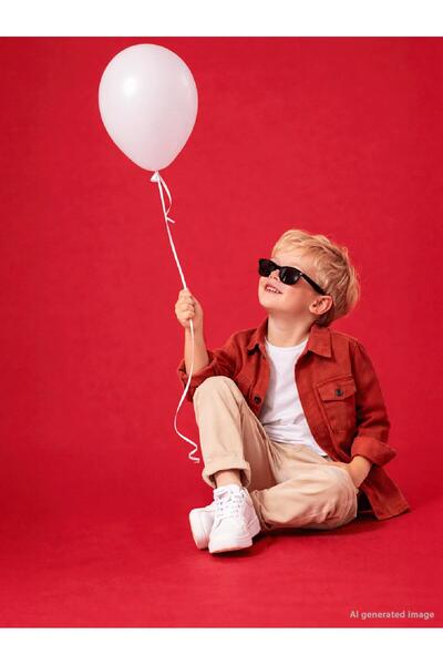 Civil Boys Embroidered Pocket Shirt for 6-9 Years Old - Brown 7-8 Years Old