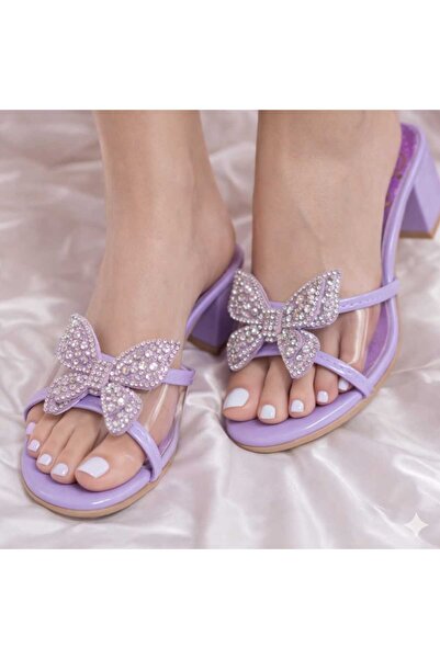 pediashoes ΚΟΡΙΤΣΙΣΤΙΚΕΣ ΠΑΝΤΟΦΛΕΣ KUROMILI ΜΩΒ ΧΡΩΜΑΤΟΣ, ΔΙΑΦΑΝΕΣ, Άνετες, μ...