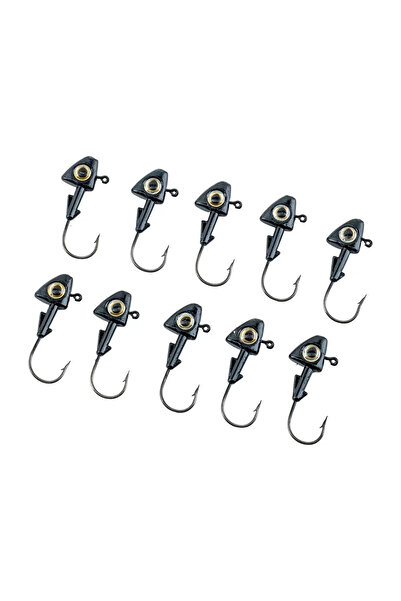 Genel Markalar Jighead - Zoka - Kurşunlu Olta İğnesi - (XH-A 07) - Siyah - 8 ...