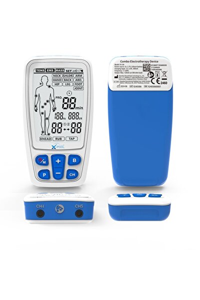 FİZYOPOL X Pool Şarj Edilebilir, Bataryalı,2 Kanallı Fizik Tedavi Portatif Te...