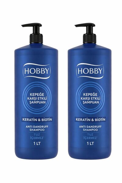 Hobby Şampuan Tuzsuz Kepeğe Karşı 1000 ml x 2 ADET