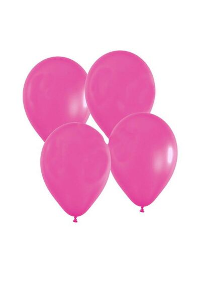 Pandoli 25 قطعة من بالونات اللاتكس اللؤلؤية ذات اللون الصلب باللون الفوشيا ال...