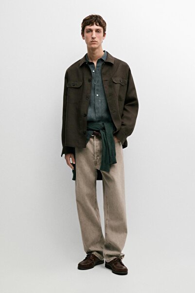 Massimo Dutti Cepli keten ince ceket