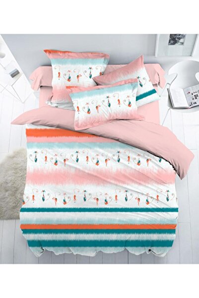 NANOSOFT Cat Двоспальний комплект постільної білизни Двоколірний