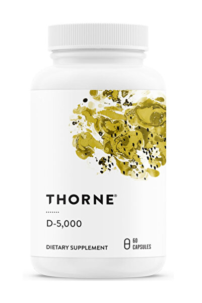 Thorne Vitamin D-5000 - Vitamin D3 Supplement - Support Healthy Bones, Teeth ...