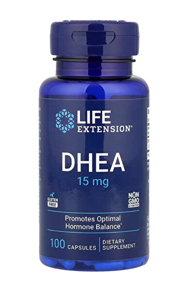 Life Extension DHEA 15 mg – Hormone Balance, Memory, Muscle Mass and Bone Den...