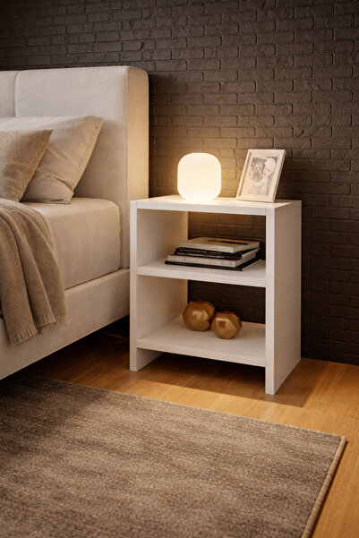 ENG AHŞAP Eko Komodin Yan Sehpa