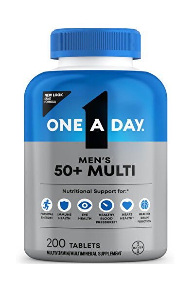 One A Day Men’s 50+ Healthy Advantage Multivitamin for Men with Vitamins A, C...